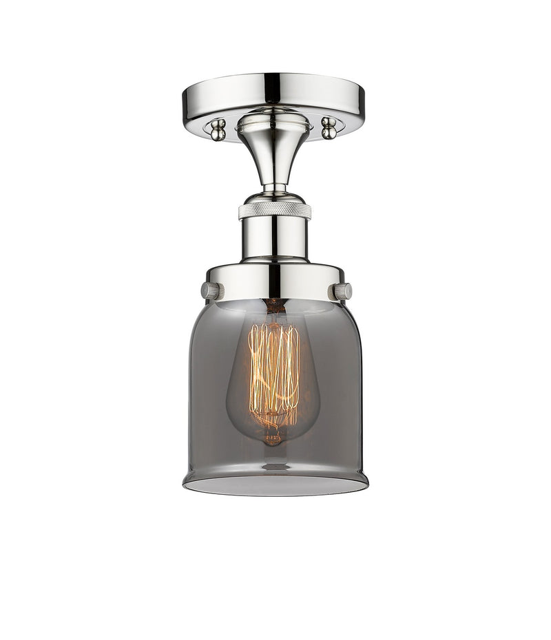 Innovations 616-1F-PC-G53 One Light Semi-Flush Mount, Polished Chrome