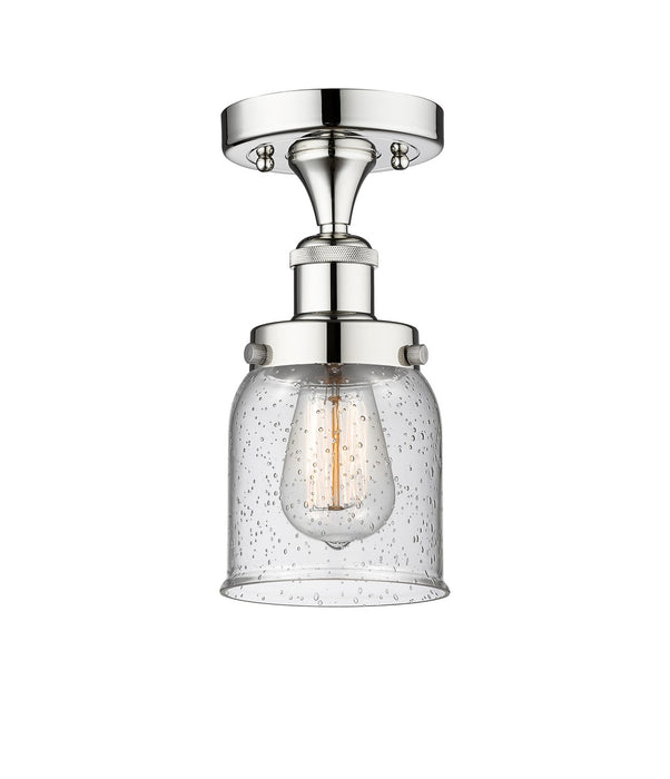 Innovations 616-1F-PC-G54 One Light Semi-Flush Mount, Polished Chrome