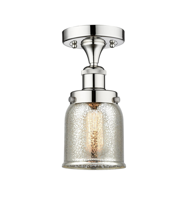 Innovations 616-1F-PC-G58 One Light Semi-Flush Mount, Polished Chrome