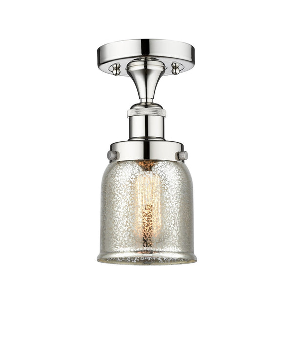 Innovations 616-1F-PC-G58 One Light Semi-Flush Mount, Polished Chrome