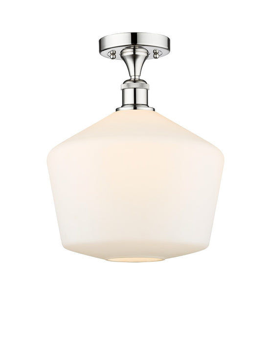 Innovations 616-1F-PC-G651-12 One Light Semi-Flush Mount, Polished Chrome