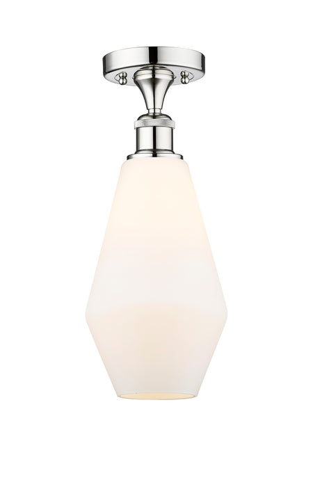 Innovations 616-1F-PC-G651-7 One Light Semi-Flush Mount, Polished Chrome