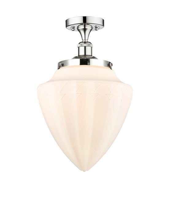 Innovations 616-1F-PC-G661-12 LED Semi-Flush Mount, Polished Chrome