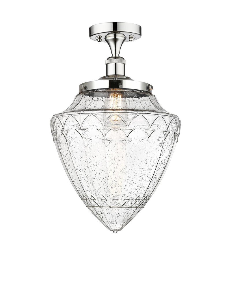 Innovations 616-1F-PC-G664-12 LED Semi-Flush Mount, Polished Chrome
