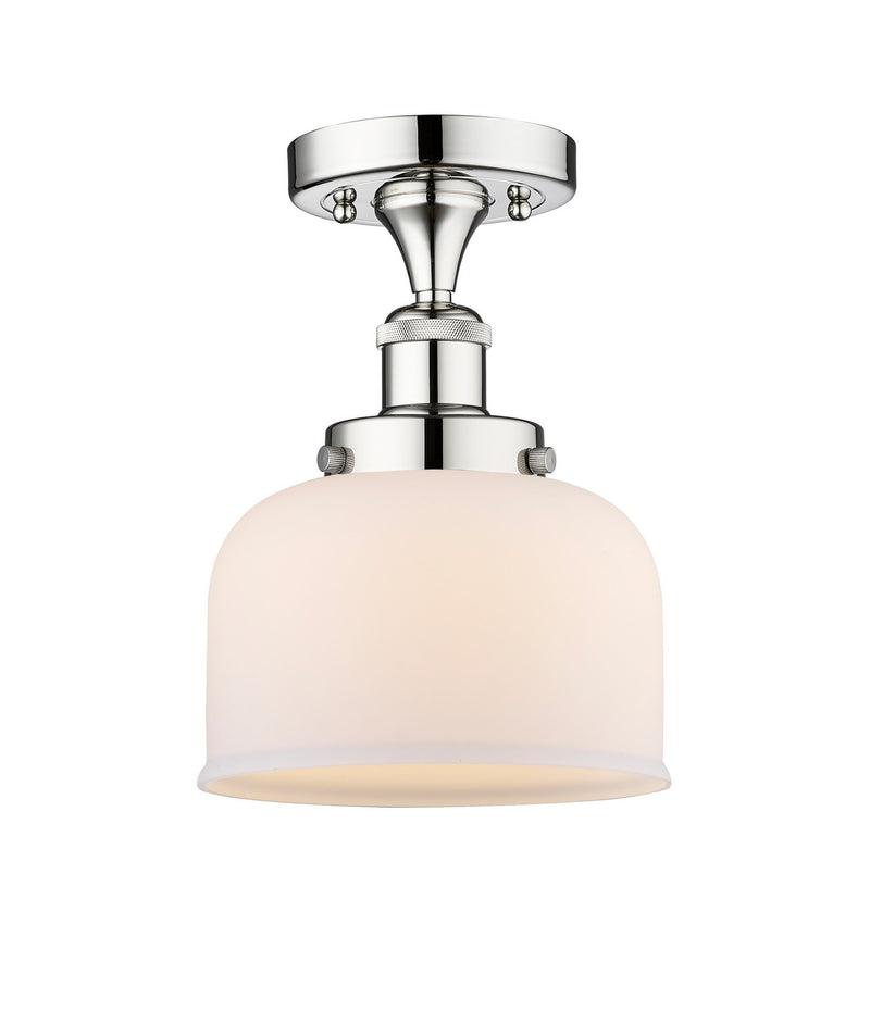 Innovations 616-1F-PC-G71 One Light Semi-Flush Mount, Polished Chrome