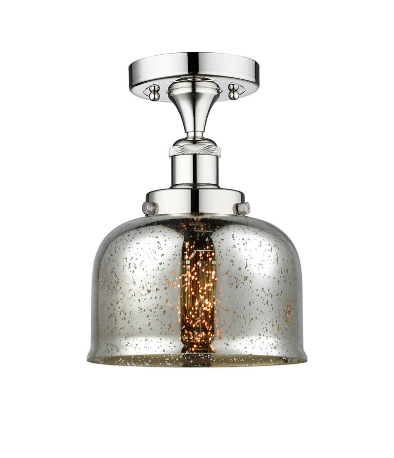 Innovations 616-1F-PC-G78 One Light Semi-Flush Mount, Polished Chrome