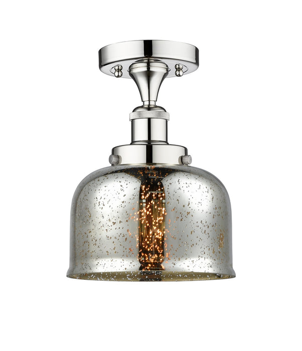 Innovations 616-1F-PC-G78 One Light Semi-Flush Mount, Polished Chrome