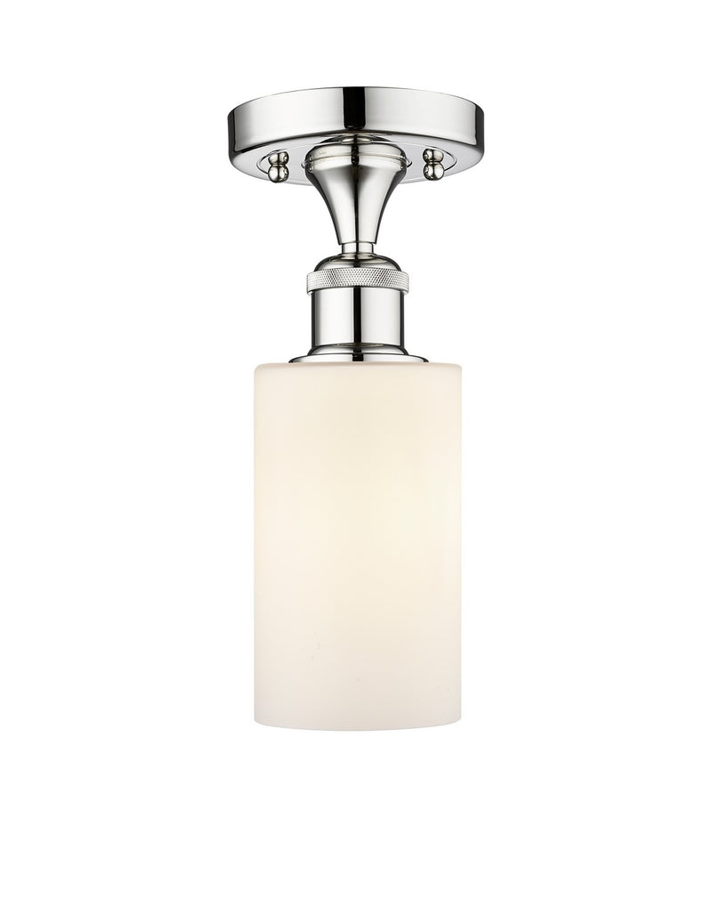 Innovations 616-1F-PC-G801 One Light Semi-Flush Mount, Polished Chrome