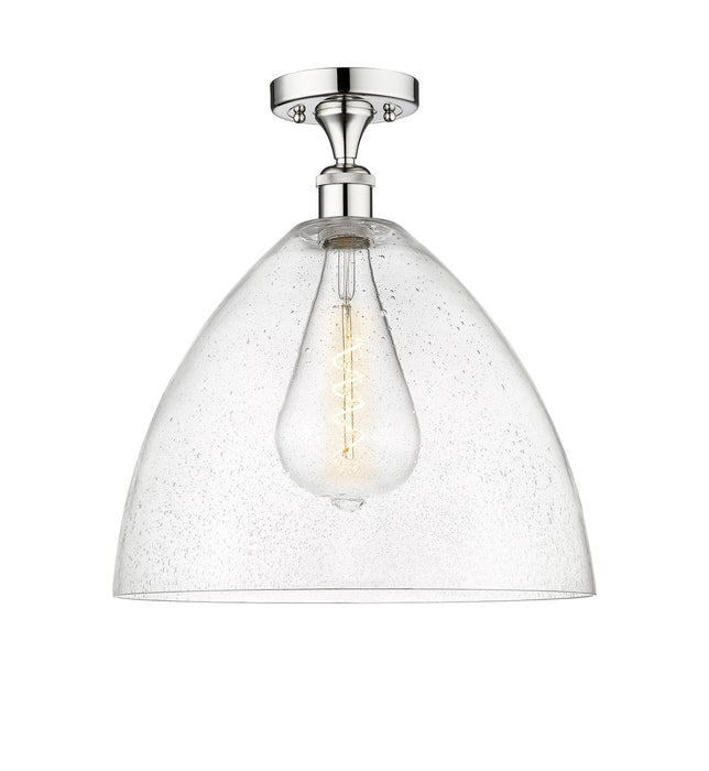 Innovations 616-1F-PC-GBD-164 One Light Semi-Flush Mount, Polished Chrome