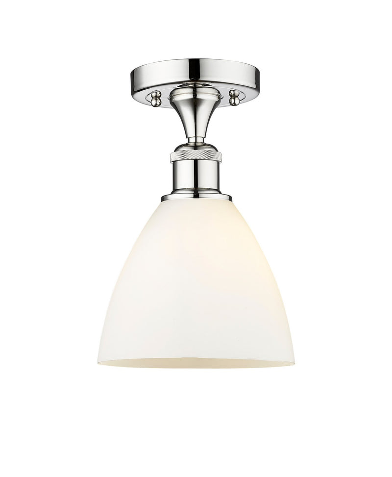 Innovations 616-1F-PC-GBD-751 One Light Semi-Flush Mount, Polished Chrome