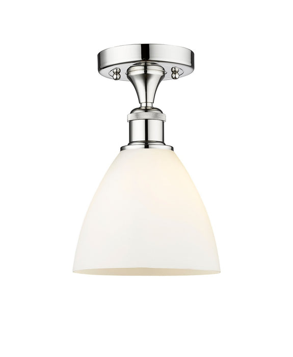 Innovations 616-1F-PC-GBD-751 One Light Semi-Flush Mount, Polished Chrome