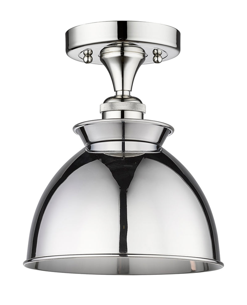 Innovations 616-1F-PC-M14-PC One Light Semi-Flush Mount, Polished Chrome