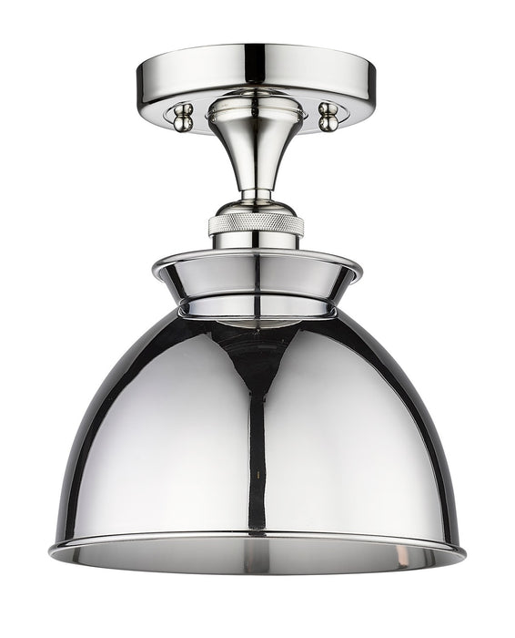 Innovations 616-1F-PC-M14-PC One Light Semi-Flush Mount, Polished Chrome