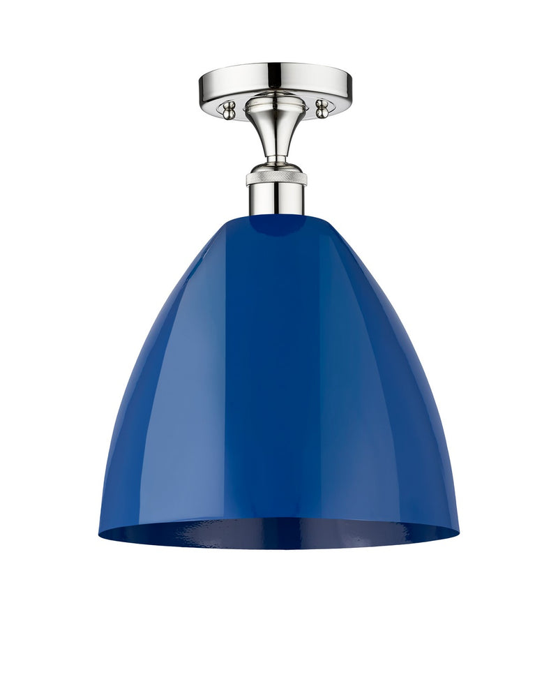 Innovations 616-1F-PC-MBD-12-BL One Light Semi-Flush Mount, Polished Chrome