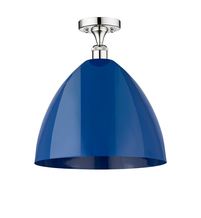 Innovations 616-1F-PC-MBD-16-BL One Light Semi-Flush Mount, Polished Chrome