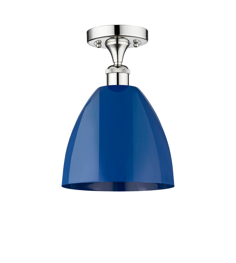 Innovations 616-1F-PC-MBD-9-BL One Light Semi-Flush Mount, Polished Chrome