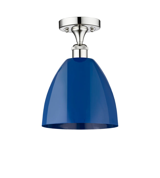 Innovations 616-1F-PC-MBD-9-BL One Light Semi-Flush Mount, Polished Chrome