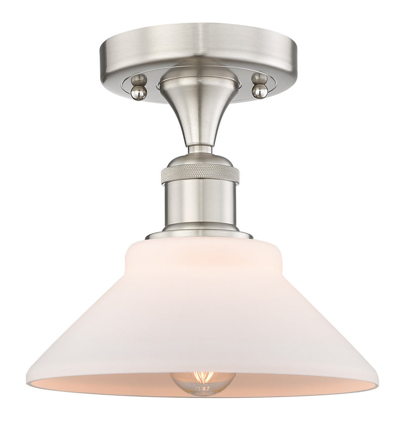 Innovations 616-1F-SN-G131 One Light Flush Mount, Brushed Satin Nickel