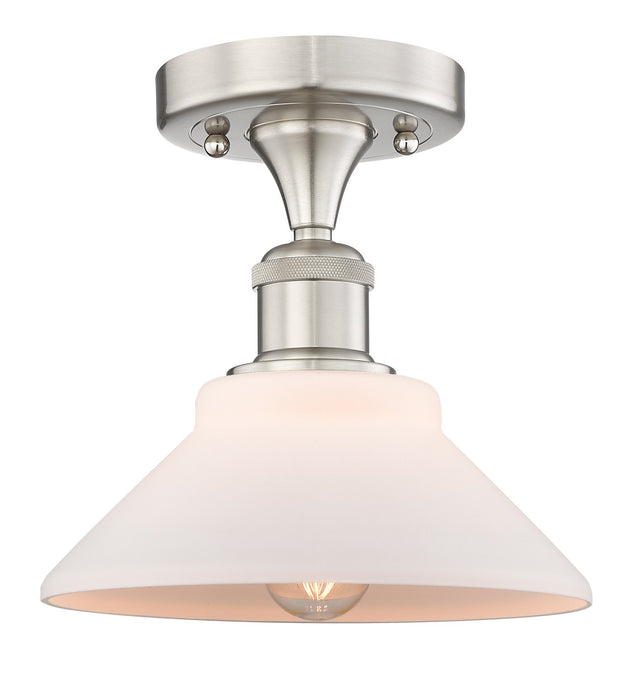 Innovations 616-1F-SN-G131 One Light Flush Mount, Brushed Satin Nickel