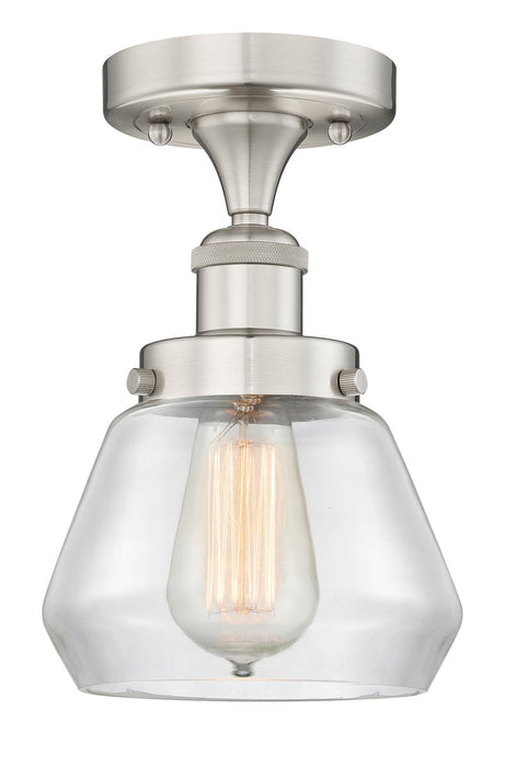Innovations 616-1F-SN-G172 One Light Semi-Flush Mount, Brushed Satin Nickel
