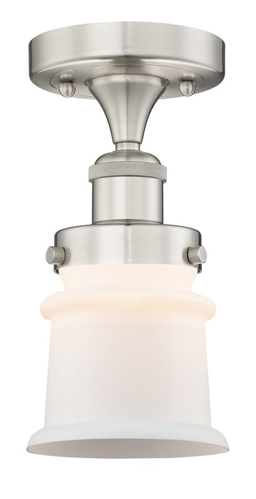Innovations 616-1F-SN-G181S One Light Semi-Flush Mount, Brushed Satin Nickel