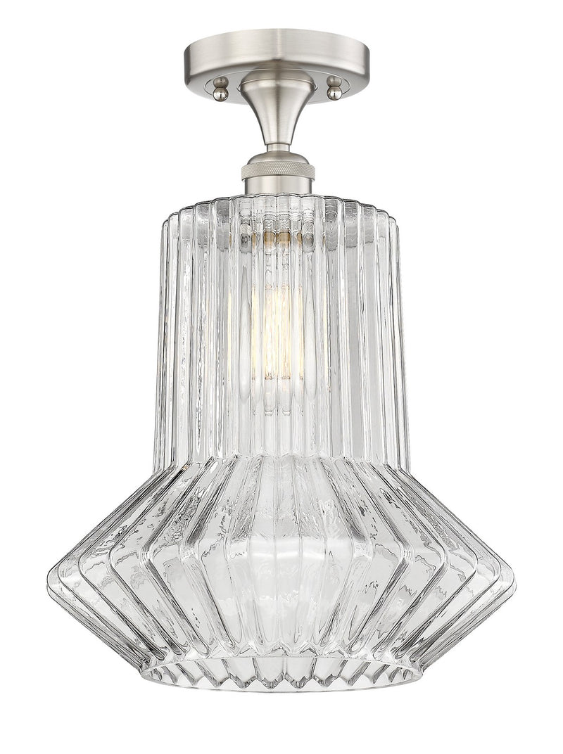 Innovations 616-1F-SN-G212 One Light Flush Mount, Brushed Satin Nickel