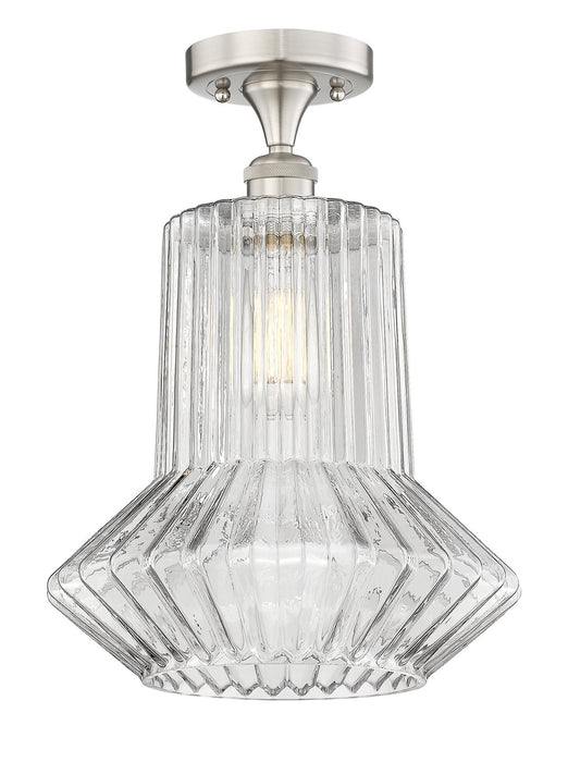 Innovations 616-1F-SN-G212 One Light Flush Mount, Brushed Satin Nickel