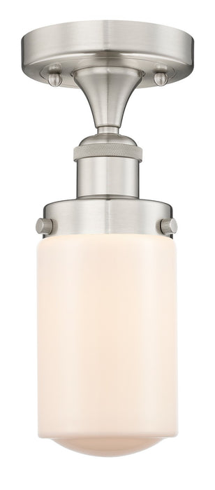 Innovations 616-1F-SN-G311 One Light Semi-Flush Mount, Brushed Satin Nickel