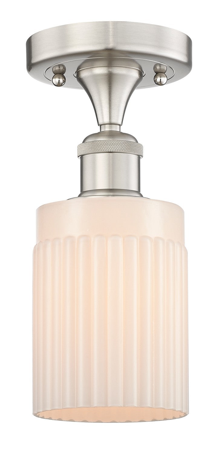 Innovations 616-1F-SN-G341 One Light Semi-Flush Mount, Brushed Satin Nickel