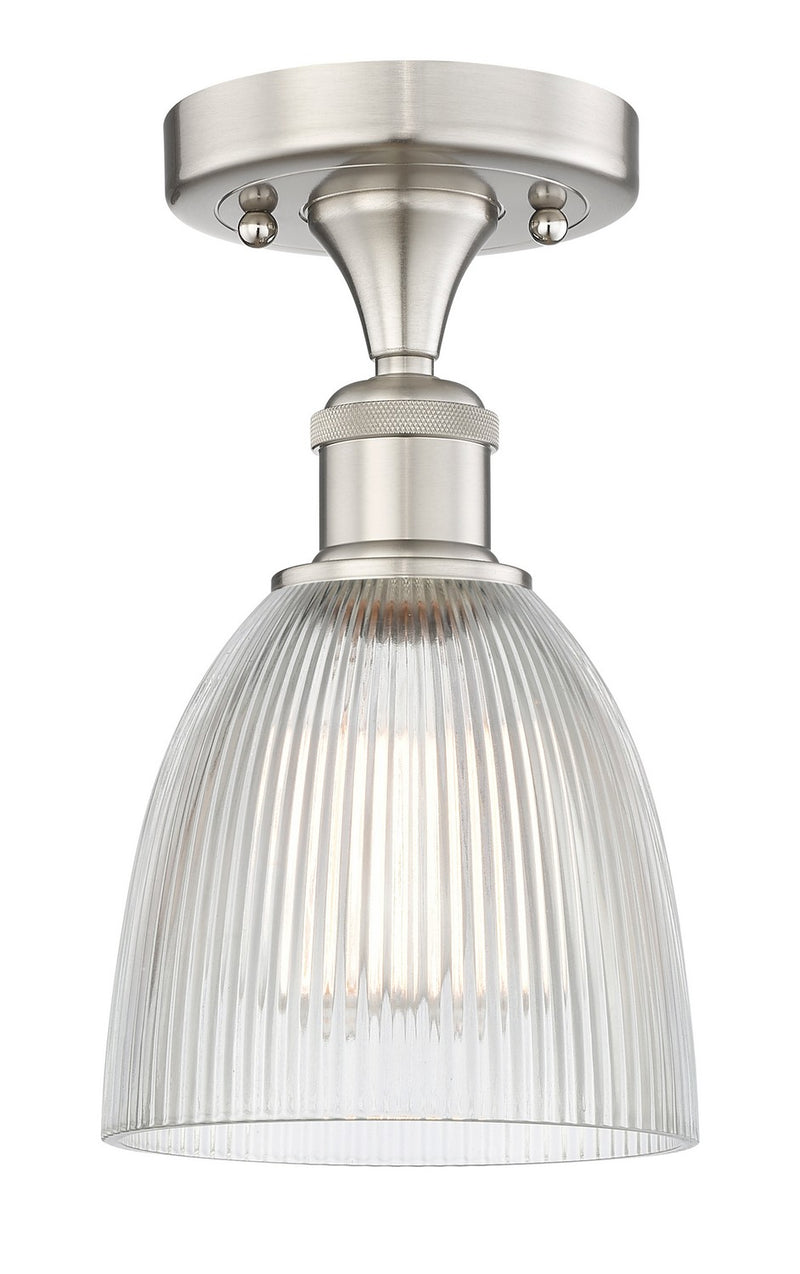 Innovations 616-1F-SN-G382 One Light Flush Mount, Brushed Satin Nickel