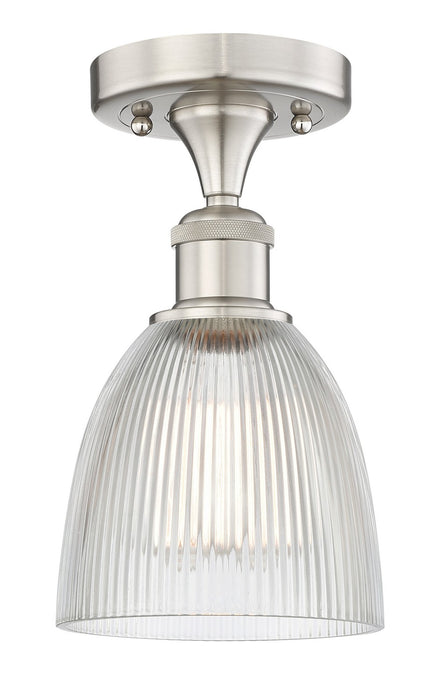 Innovations 616-1F-SN-G382 One Light Flush Mount, Brushed Satin Nickel