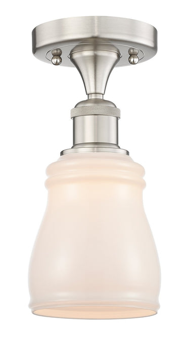 Innovations 616-1F-SN-G391 One Light Semi-Flush Mount, Brushed Satin Nickel
