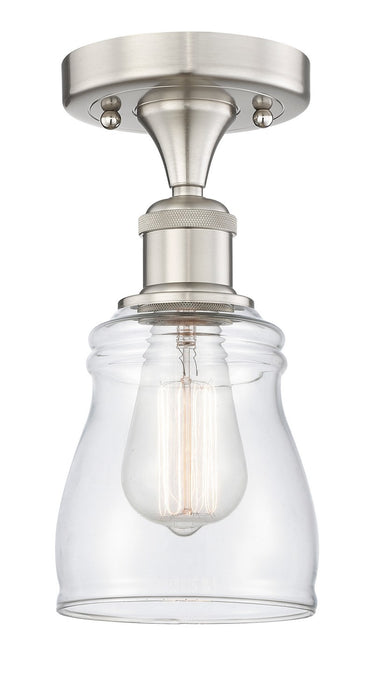 Innovations 616-1F-SN-G392 One Light Semi-Flush Mount, Brushed Satin Nickel
