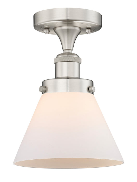 Innovations 616-1F-SN-G41 One Light Semi-Flush Mount, Brushed Satin Nickel