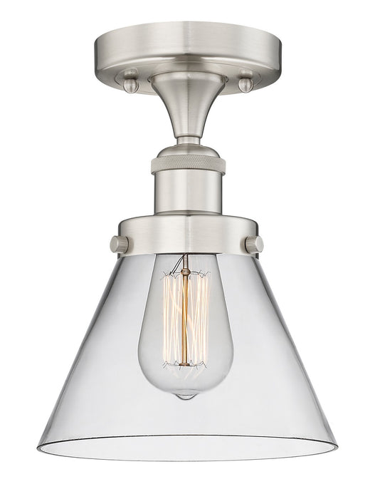 Innovations 616-1F-SN-G42 One Light Semi-Flush Mount, Brushed Satin Nickel