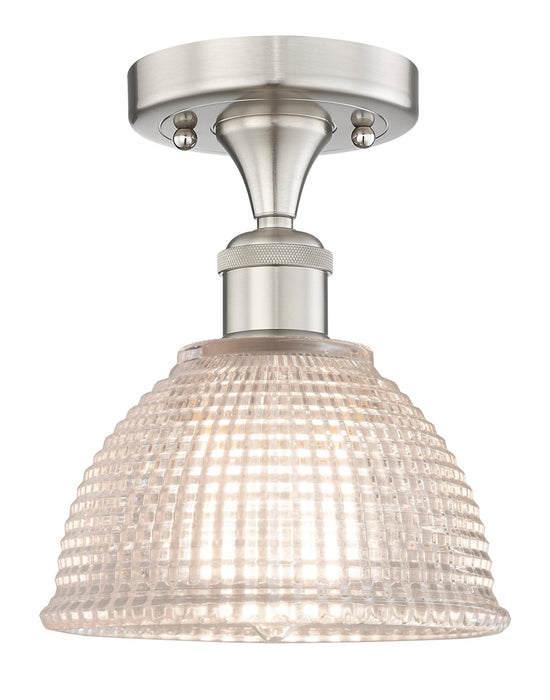 Innovations 616-1F-SN-G422 One Light Flush Mount, Brushed Satin Nickel