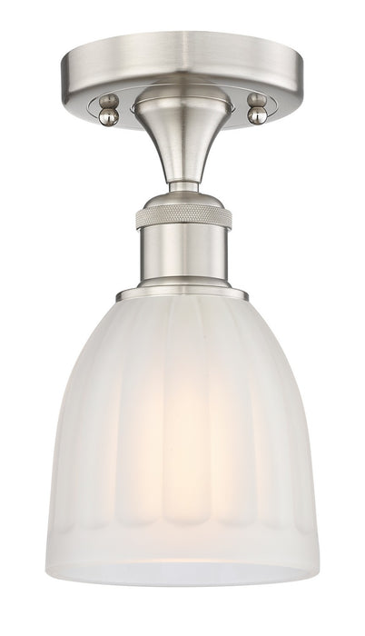 Innovations 616-1F-SN-G441 One Light Semi-Flush Mount, Brushed Satin Nickel