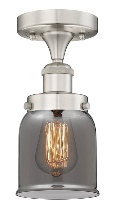 Innovations 616-1F-SN-G53 One Light Semi-Flush Mount, Brushed Satin Nickel