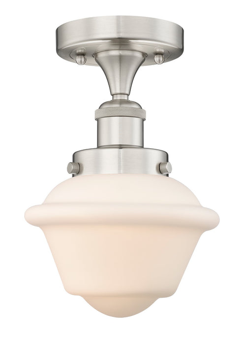 Innovations 616-1F-SN-G531 One Light Semi-Flush Mount, Brushed Satin Nickel