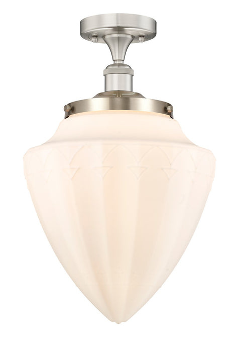 Innovations 616-1F-SN-G661-12 LED Semi-Flush Mount, Brushed Satin Nickel