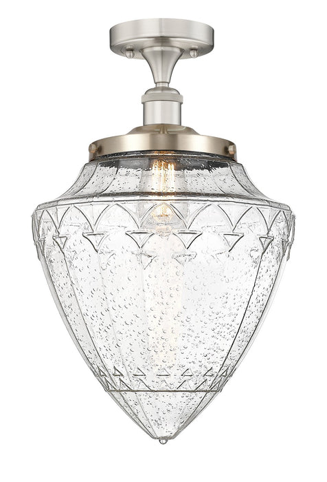 Innovations 616-1F-SN-G664-12 LED Semi-Flush Mount, Brushed Satin Nickel