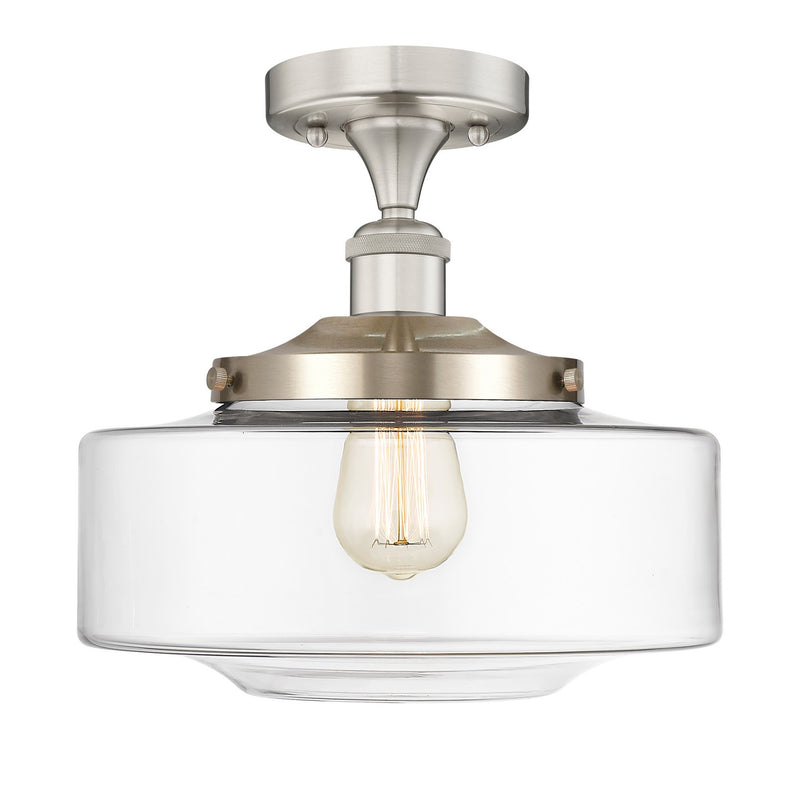 Innovations 616-1F-SN-G692-12 LED Semi-Flush Mount, Brushed Satin Nickel