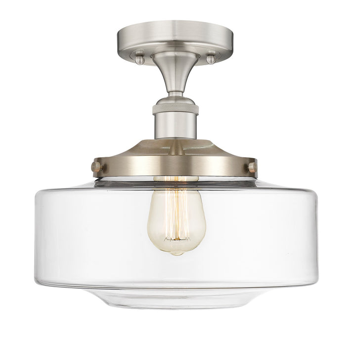 Innovations 616-1F-SN-G692-12 LED Semi-Flush Mount, Brushed Satin Nickel