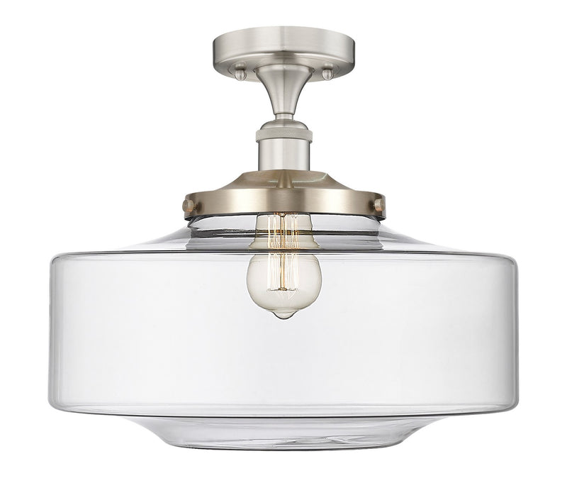 Innovations 616-1F-SN-G692-16 LED Semi-Flush Mount, Brushed Satin Nickel