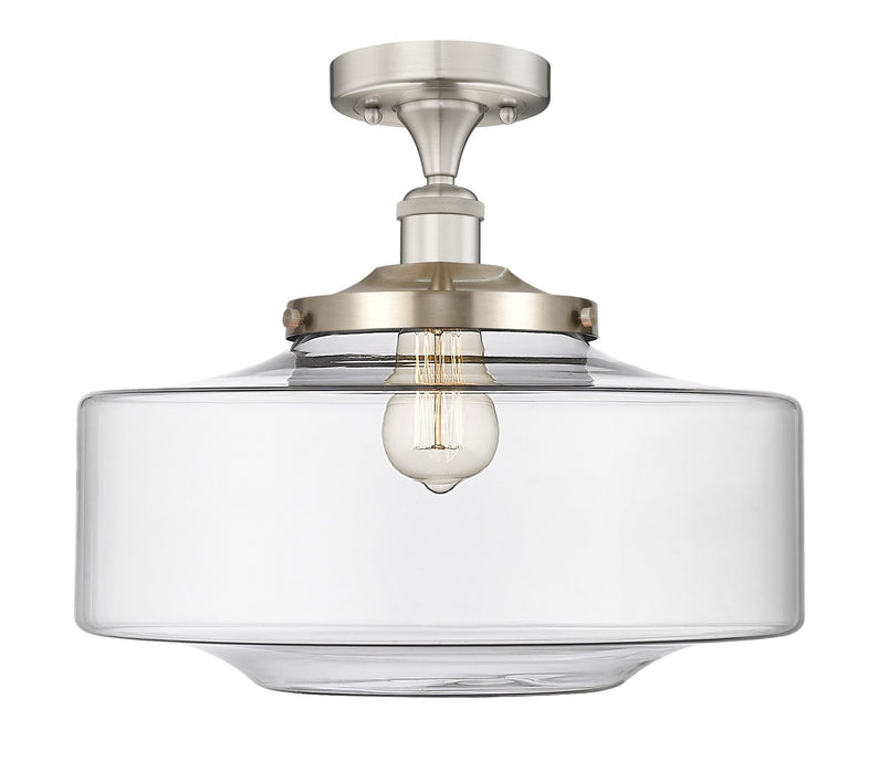 Innovations 616-1F-SN-G692-16 LED Semi-Flush Mount, Brushed Satin Nickel