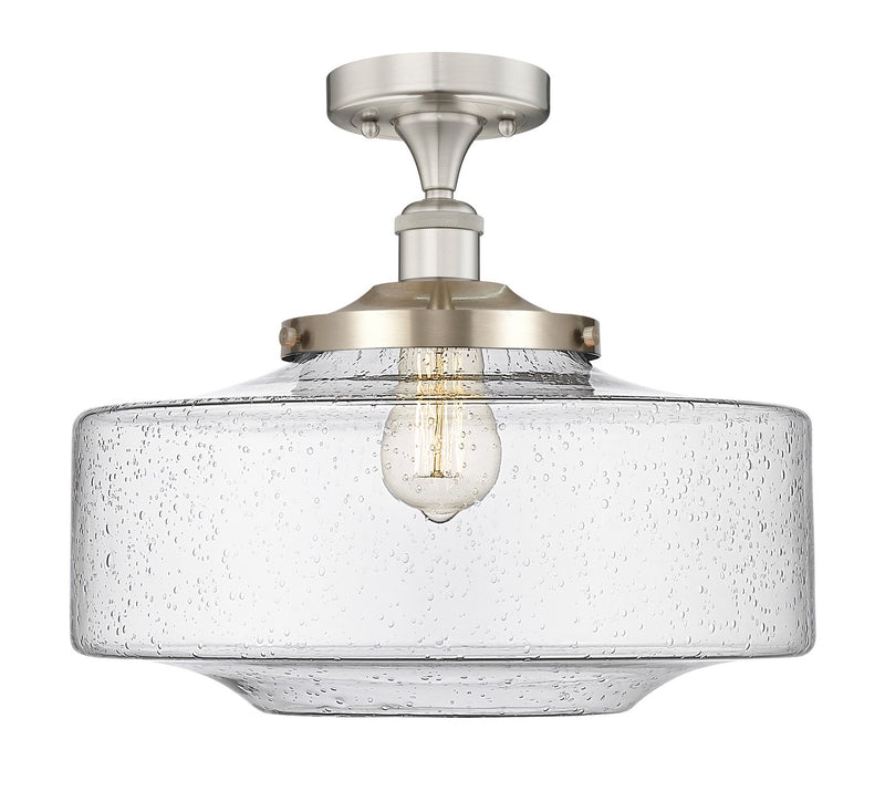 Innovations 616-1F-SN-G694-16 LED Semi-Flush Mount, Brushed Satin Nickel