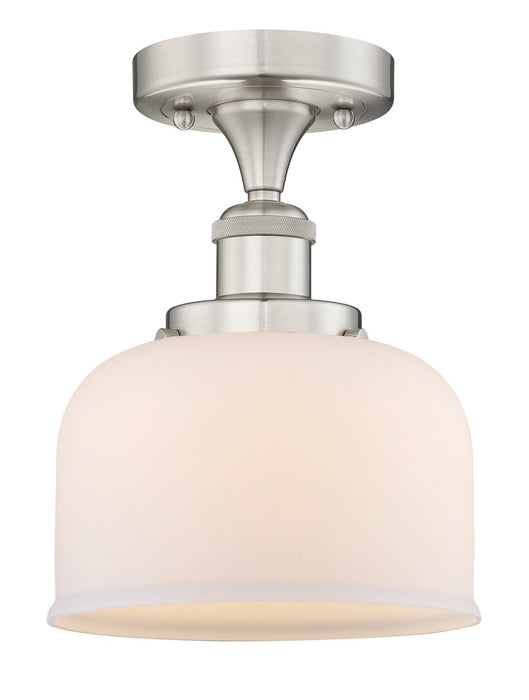 Innovations 616-1F-SN-G71 One Light Semi-Flush Mount, Brushed Satin Nickel