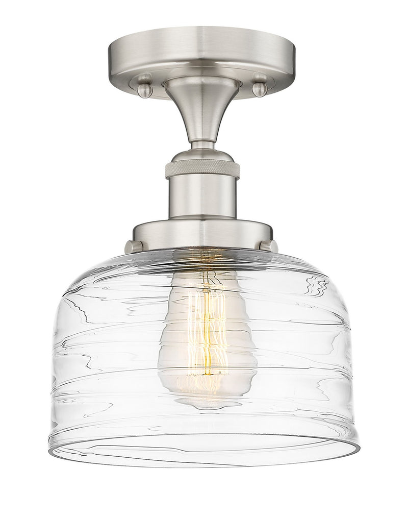 Innovations 616-1F-SN-G713 One Light Semi-Flush Mount, Brushed Satin Nickel