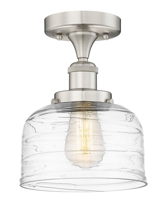 Innovations 616-1F-SN-G713 One Light Semi-Flush Mount, Brushed Satin Nickel