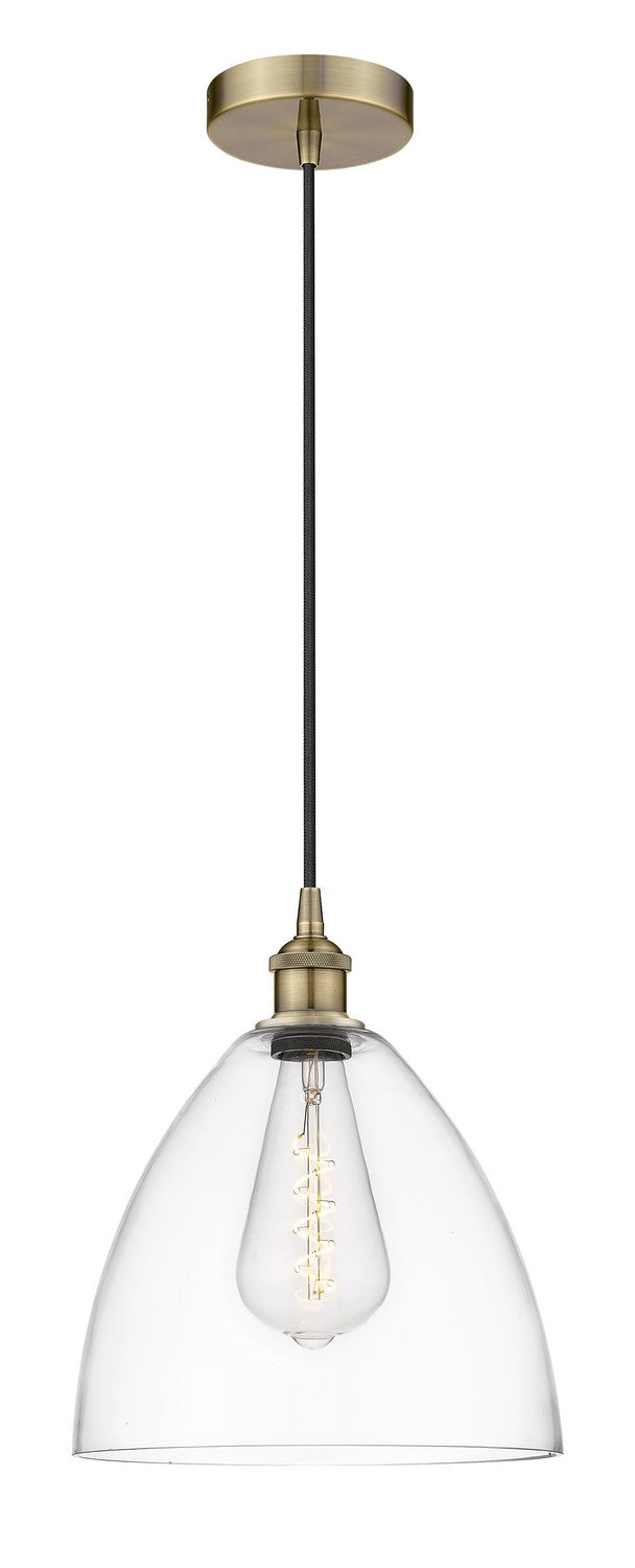 Innovations 616-1P-AB-GBD-122 One Light Mini Pendant, Antique Brass